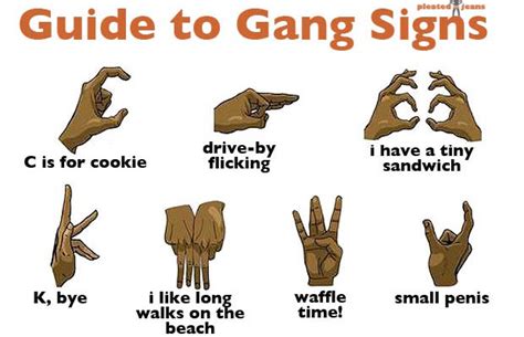 guide to gang signs